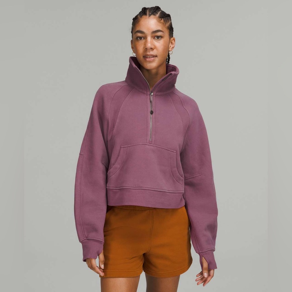 Lululemon Oversized Funnel Neck Scuba XS/S Vintage Plum